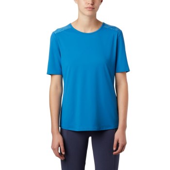 Columbia T-Shirt Dames, Chill River Short Sleeve Blauw, 32EMNCHIV